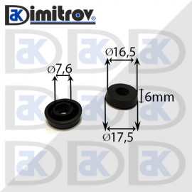 Гумичка Ø 17,5 x Ø 7,6 x 6 mm